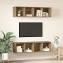 Conjunto de mueble de TV 2 pcs Roble artesanal en Muebles TV | Comprar online en Foru.es