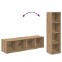Conjunto de mueble de TV 2 pcs Roble artesanal en Muebles TV | Comprar online en Foru.es