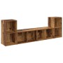 Conjunto de mueble de TV 4 pcs Madera Vieja 37 x 37 x 72 cm en Muebles TV | Comprar online en Foru.es