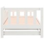 Sofá cama extraíble madera maciza de pino blanco 2x(80x200) cm de vidaXL, Camas y somieres - Ref: Foro24-820737, Precio: 158,...