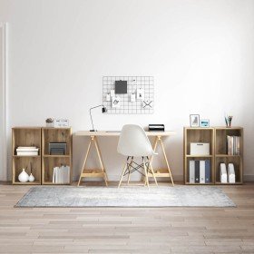 Conjunto de mueble de TV 4 pcs Roble artesanal 37 x 37 x 72 cm en Muebles TV | Comprar online en Foru.es