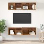 Conjunto de mueble de TV 4 pcs Madera Vieja 37 x 37 x 72 cm en Muebles TV | Comprar online en Foru.es
