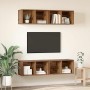 Conjunto de mueble de TV 4 pcs Madera Vieja 37 x 37 x 72 cm en Muebles TV | Comprar online en Foru.es