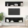 Conjunto de mueble de TV 4 pcs Roble Negro 37 x 37 x 72 cm en Muebles TV | Comprar online en Foru.es