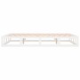 Estructura de cama de madera maciza blanco 150x200 cm de vidaXL, Camas y somieres - Ref: Foro24-820802, Precio: 124,87 €, Des...