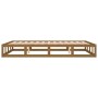 Estructura de cama madera maciza marrón miel 120x200 cm de vidaXL, Camas y somieres - Ref: Foro24-820794, Precio: 145,47 €, D...