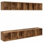 Conjunto de mueble de TV 4 pcs Madera Vieja 37 x 37 x 107,5 cm en Muebles TV | Comprar online en Foru.es