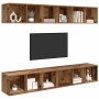 Conjunto de mueble de TV 4 pcs Madera Vieja 37 x 37 x 107,5 cm en Muebles TV | Comprar online en Foru.es