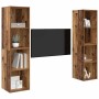 Conjunto de mueble de TV 2 pcs Marrón 37 x 37 x 142,5 cm en Muebles TV | Comprar online en Foru.es