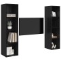 Conjunto de mueble de TV 2 pcs Negro 37 x 37 x 142,5 cm en Muebles TV | Comprar online en Foru.es