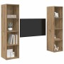 Conjunto de mueble de TV 2 pcs Marrón 37 x 37 x 142,5 cm en Muebles TV | Comprar online en Foru.es
