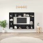 Conjunto de mueble de TV 4 pcs Negro 37 x 37 x 142,5 cm en Muebles TV | Comprar online en Foru.es