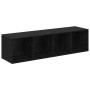 Conjunto de mueble de TV 4 pcs Negro 37 x 37 x 142,5 cm en Muebles TV | Comprar online en Foru.es