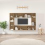 Conjunto de mueble de TV 4 pcs Marrón 37 x 37 x 142,5 cm en Muebles TV | Comprar online en Foru.es