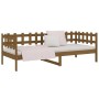 Sofá cama madera maciza de pino marrón miel 90x200 cm de vidaXL, Camas y somieres - Ref: Foro24-820759, Precio: 95,29 €, Desc...