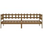 Sofá cama madera maciza de pino marrón miel 90x200 cm de vidaXL, Camas y somieres - Ref: Foro24-820759, Precio: 95,29 €, Desc...
