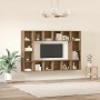 Conjunto de mueble de TV 4 pcs Marrón 37 x 37 x 142,5 cm en Muebles TV | Comprar online en Foru.es