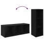 Conjunto de mueble de TV 2 pcs Roble Negro 107 x 35 x 37 cm en Muebles TV | Comprar online en Foru.es