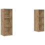 Conjunto de mueble de TV 2 pcs Roble artesanal 107 x 35 x 37 cm en Muebles TV | Comprar online en Foru.es