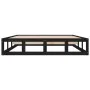 Estructura de cama de madera maciza negra super king 180x200 cm de vidaXL, Camas y somieres - Ref: Foro24-820815, Precio: 151...