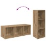Conjunto de mueble de TV 2 pcs Roble artesanal 107 x 35 x 37 cm en Muebles TV | Comprar online en Foru.es