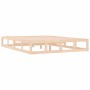 Estructura cama doble pequeña madera maciza 135x190 cm de vidaXL, Camas y somieres - Ref: Foro24-820836, Precio: 113,58 €, De...
