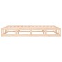 Estructura cama doble pequeña madera maciza 135x190 cm de vidaXL, Camas y somieres - Ref: Foro24-820836, Precio: 113,58 €, De...