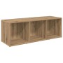 Conjunto de mueble de TV 2 pcs Roble artesanal 37 x 35 x 107cm en Muebles TV | Comprar online en Foru.es