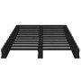 Cama de palets madera maciza pino negra pequeña 75x190 cm de vidaXL, Camas y somieres - Ref: Foro24-821421, Precio: 119,02 €,...