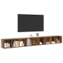 Conjunto de mueble de TV 3 pcs Madera Vieja 37 x 35 x 107,5 cm en Muebles TV | Comprar online en Foru.es