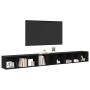Conjunto de mueble de TV 3 pcs Roble Negro 37 x 35 x 107,5 cm en Muebles TV | Comprar online en Foru.es
