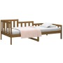Sofá cama de madera maciza de pino marrón miel 90x190 cm de vidaXL, Camas y somieres - Ref: Foro24-820734, Precio: 113,29 €, ...