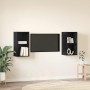 Conjunto de mueble de TV 2 pcs Roble Negro 37 x 37 x 72 cm en Muebles TV | Comprar online en Foru.es