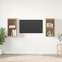 Conjunto de mueble de TV 2 pcs Roble artesanal 37 x 37 x 72 cm en Muebles TV | Comprar online en Foru.es