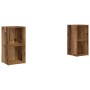 Conjunto de mueble de TV 2 pcs Madera Vieja 72 x 35 x 36,5 cm en Muebles TV | Comprar online en Foru.es