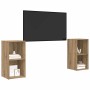 Conjunto de mueble de TV 2 pcs Roble artesanal en Muebles TV | Comprar online en Foru.es