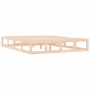 Estructura de cama de madera maciza 120x200 cm de vidaXL, Camas y somieres - Ref: Foro24-820791, Precio: 111,20 €, Descuento: %