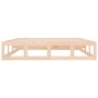 Estructura de cama de madera maciza 120x200 cm de vidaXL, Camas y somieres - Ref: Foro24-820791, Precio: 111,20 €, Descuento: %