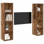 Conjunto de mueble de TV 4 pcs Madera Vieja 37 x 37 x 72 cm en Muebles TV | Comprar online en Foru.es