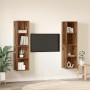 Conjunto de mueble de TV 4 pcs Madera Vieja 37 x 37 x 72 cm en Muebles TV | Comprar online en Foru.es