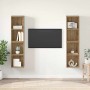 Conjunto de mueble de TV 4 pcs Roble artesanal 37 x 37 x 72 cm en Muebles TV | Comprar online en Foru.es