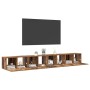 Conjunto de mueble de TV 4 pcs Madera Vieja 60 x 30 x 30 cm en Muebles TV | Comprar online en Foru.es
