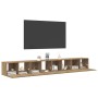 Conjunto de mueble de TV 4 pcs Roble artesanal 60 x 30 x 30 cm en Muebles TV | Comprar online en Foru.es