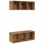 Conjunto de mueble de TV 2 pcs Madera Vieja 37 x 37 x 107 cm en Muebles TV | Comprar online en Foru.es