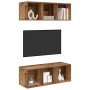 Conjunto de mueble de TV 2 pcs Madera Vieja 37 x 37 x 107 cm en Muebles TV | Comprar online en Foru.es