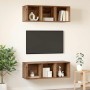 Conjunto de mueble de TV 2 pcs Madera Vieja 37 x 37 x 107 cm en Muebles TV | Comprar online en Foru.es