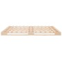 Cama de palets madera maciza de pino King Size 150x200 cm de vidaXL, Camas y somieres - Ref: Foro24-821397, Precio: 138,70 €,...