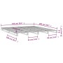 Cama de palets madera maciza de pino King Size 150x200 cm de vidaXL, Camas y somieres - Ref: Foro24-821397, Precio: 138,70 €,...