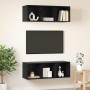 Conjunto de mueble de TV 2 pcs Roble Negro 37 x 37 x 107 cm en Muebles TV | Comprar online en Foru.es