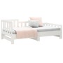 Sofá cama extraíble madera maciza de pino blanco 2x(90x190) cm de vidaXL, Camas y somieres - Ref: Foro24-820747, Precio: 159,...